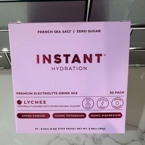 Lychee Electrolyte Drink Mix - Pink